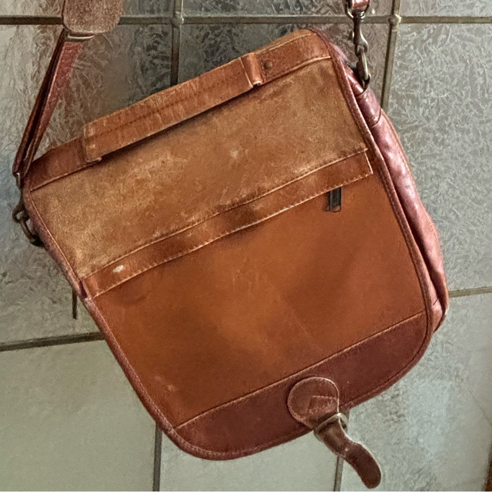 QUEROS VOLARE GROUP VINTAGE LEATHER BAG - Picture 3 of 8